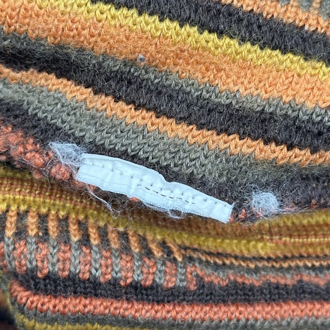 VTG 빈티지 레트로 패턴 케이블 니트 (S) 상품이미지4