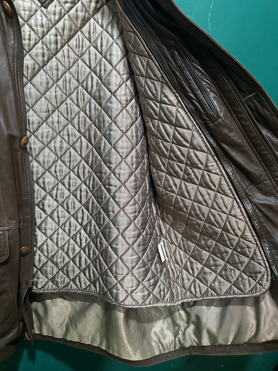 입생로랑 양가죽 아카이브자켓 브라운105 상품이미지6