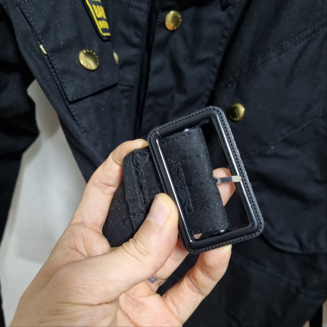 바버 인터네셔널 A7 블랙 자켓 상품이미지4