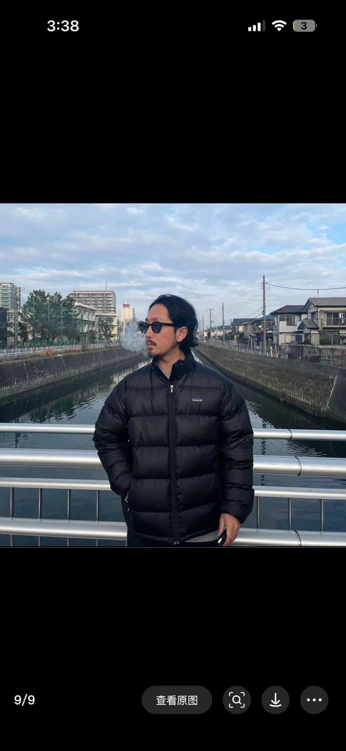 (L)00s 파타고니아 패딩 빈티지 패커블 다운 블랙 상품이미지1