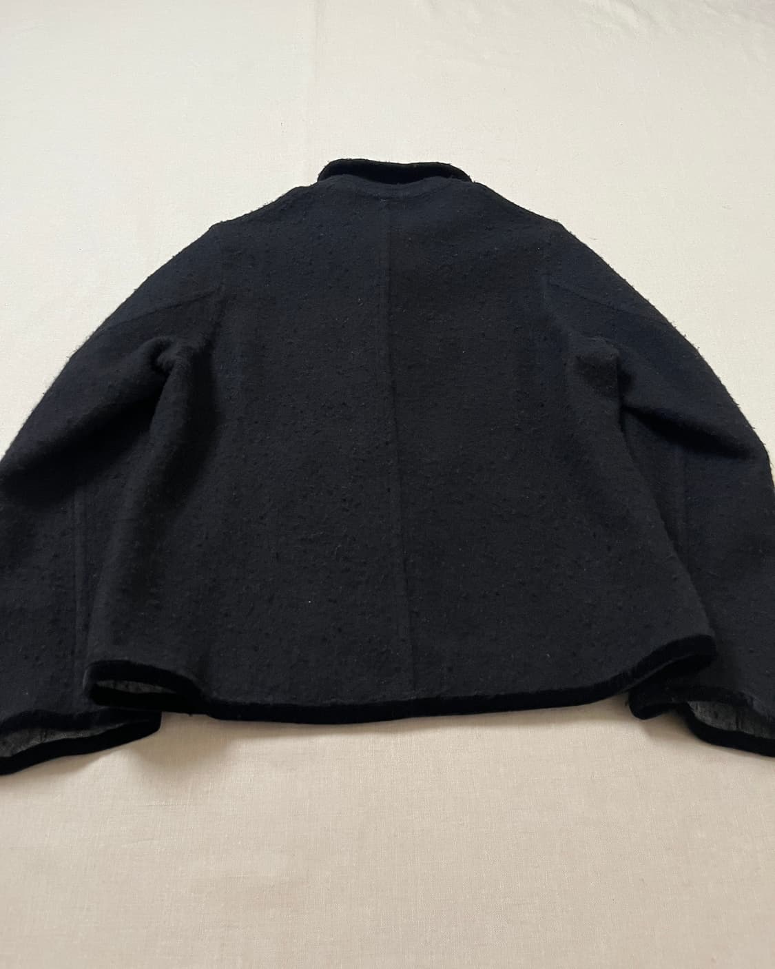 꼼데가르송 부클 울 저지 자켓 comme des garcons 라운드카라 상품이미지8