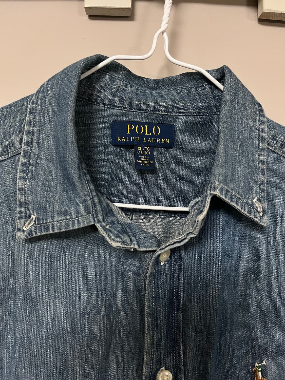 폴로 랄프로렌 여성 데님 셔츠 상품이미지3