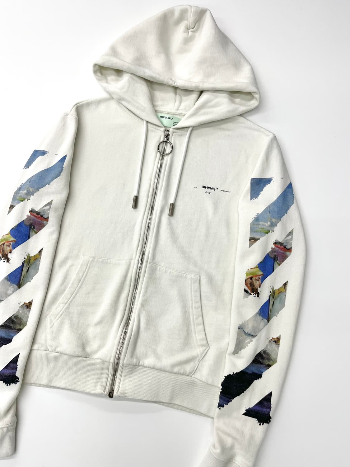 Off White 오프화이트 19SS 멀티컬러 백애로우 후드 집업 상품이미지5