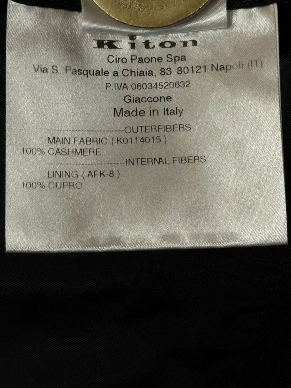 키톤 캐시미어 코트 상품이미지8