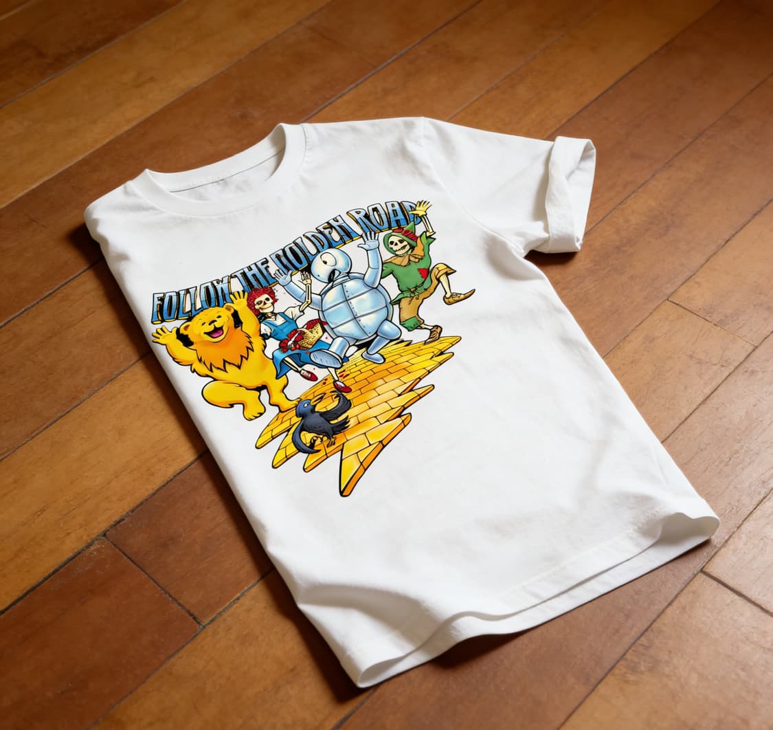 [새상품 L사이즈] 오즈의 마법사 커스텀 반팔 (레트로 귀여운 캐릭터 디 상품이미지2