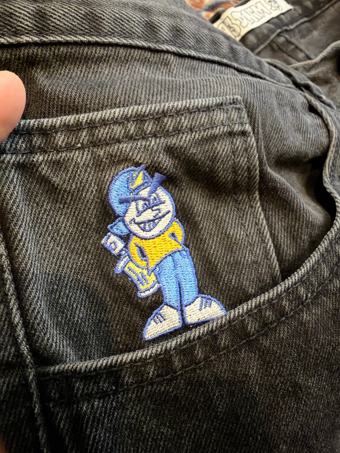 폴라스케이트 93데님 흑청 32x30 상품이미지3