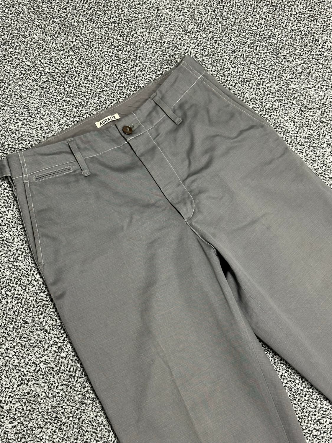 오라리 차콜그레이 면 바지 상품이미지2