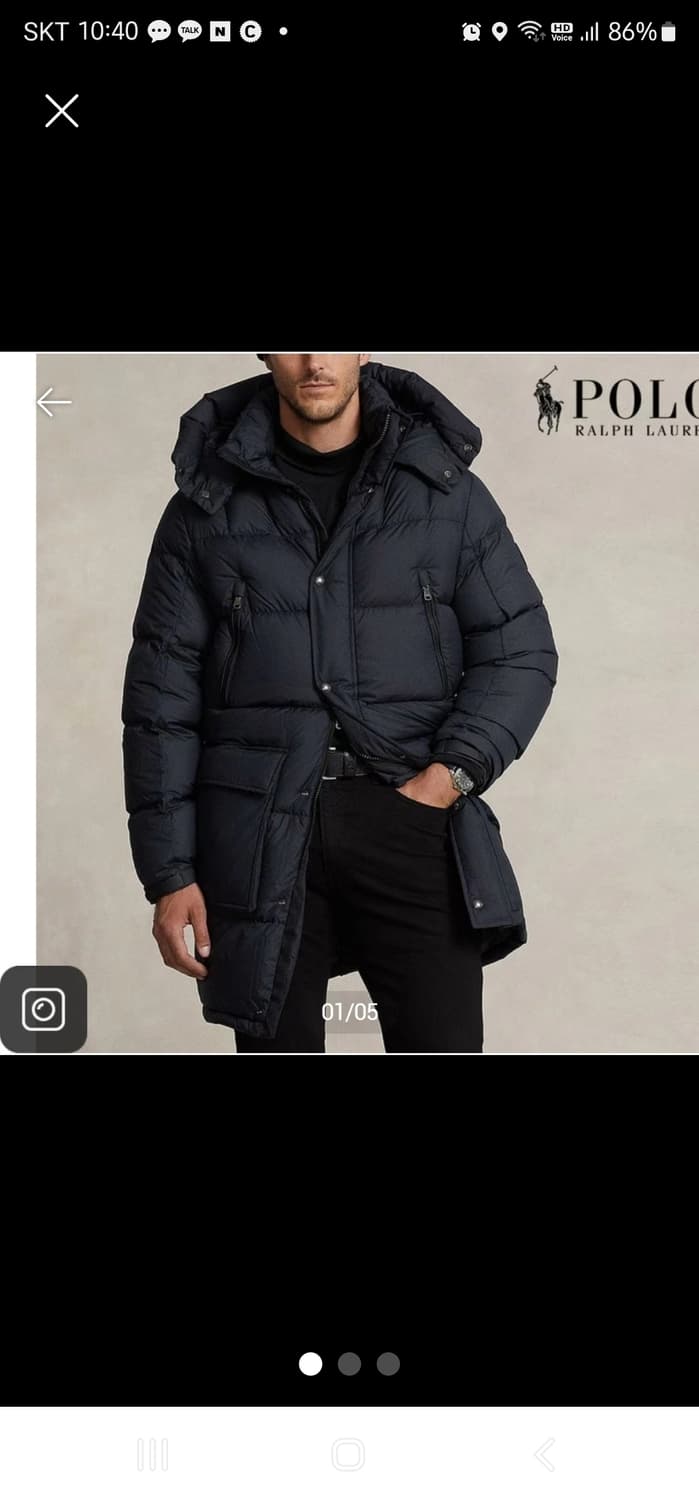 폴로랄프로렌 덕다운 패딩 상품이미지1