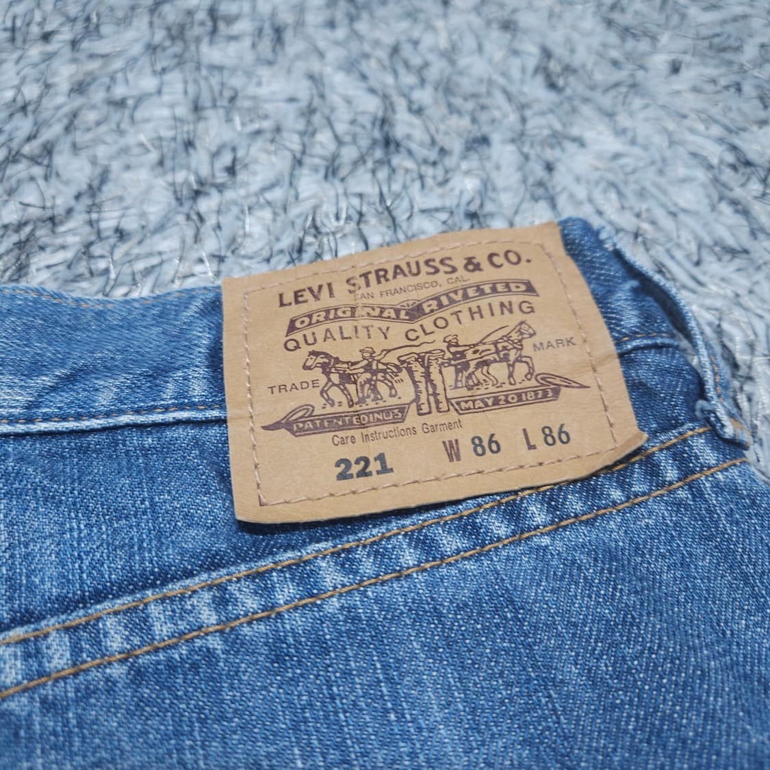 리바이스221) 32/34 남자 와이드데님 / 왕눈이샵 상품이미지7