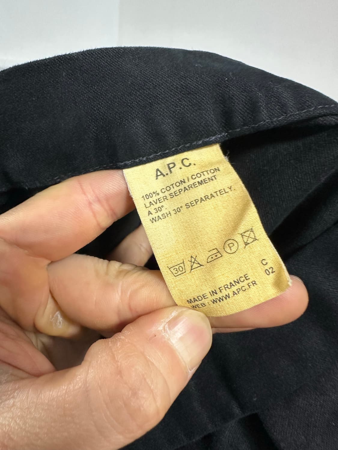 아페쎄 APC 몰스킨 지퍼 팬츠 상품이미지4