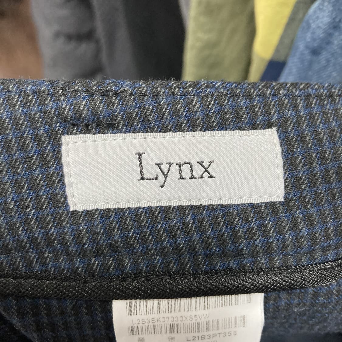 링스 골프 2022 여성팬츠 네이비체크패턴 27 상품이미지4