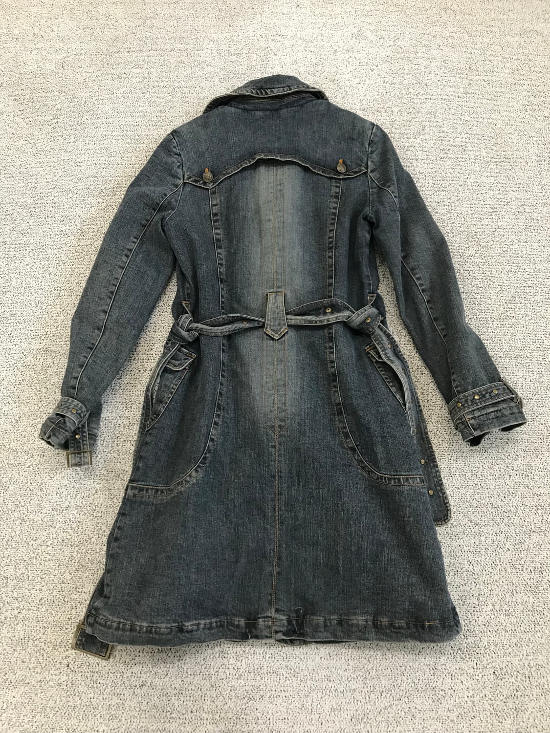 웨스턴 크롭 롱코트 상품이미지9