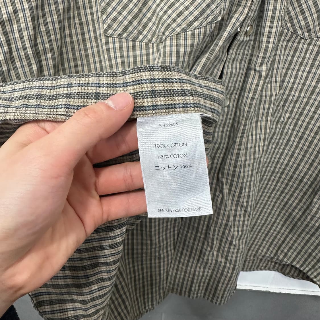 펜들턴 체크 반팔 셔츠 상품이미지4