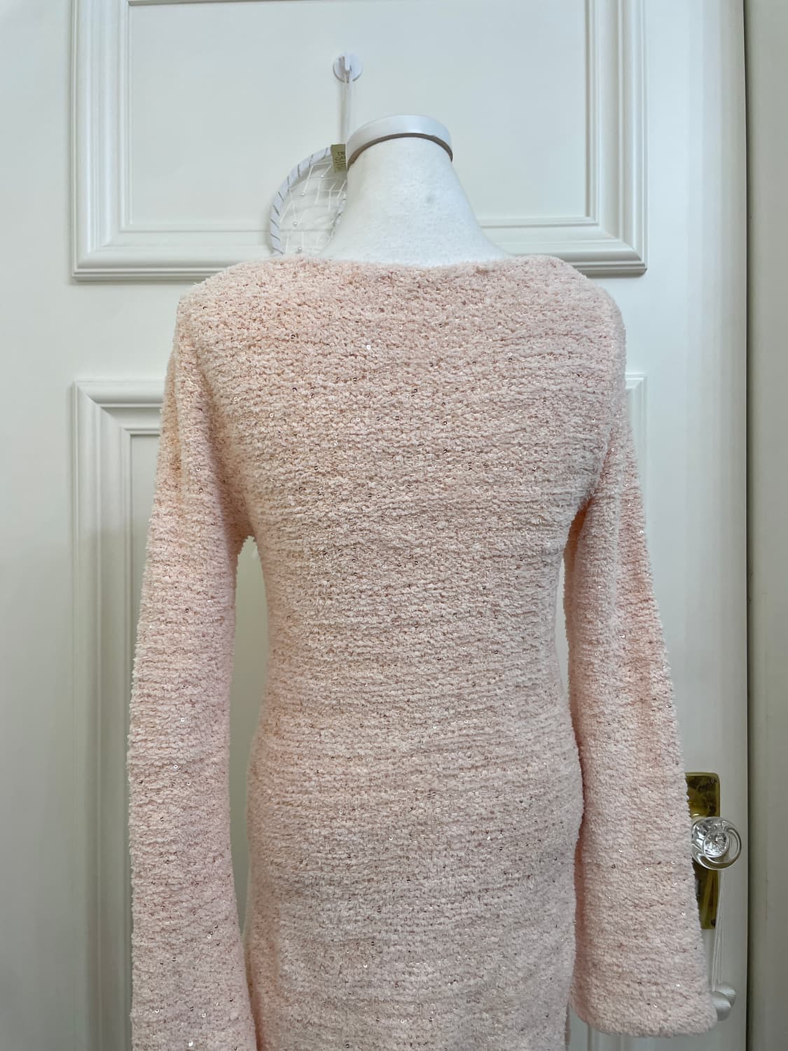 SNIDEL sheer pink glitter point cozy min 상품이미지4