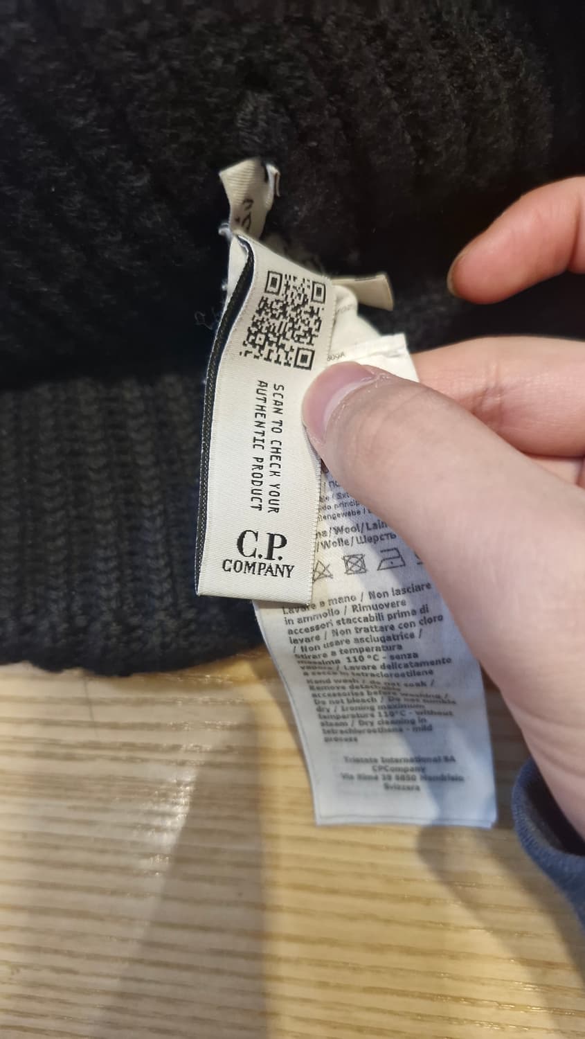 cp컴퍼니 고글 비니 블랙 상품이미지3