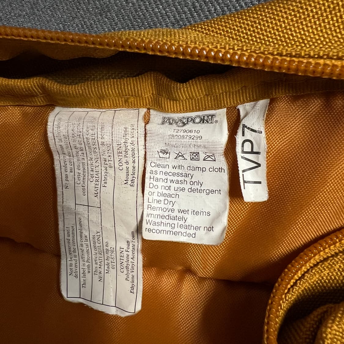 잔스포츠 머스타드 색상 백팩 Jansport 상품이미지8