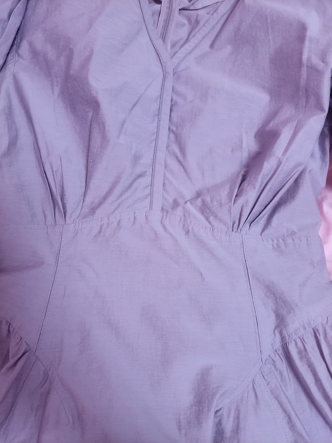 급처새상품!OBZEE오브제 한섬 바이올렛 우아한 공주롱원피스 레니본st 상품이미지5