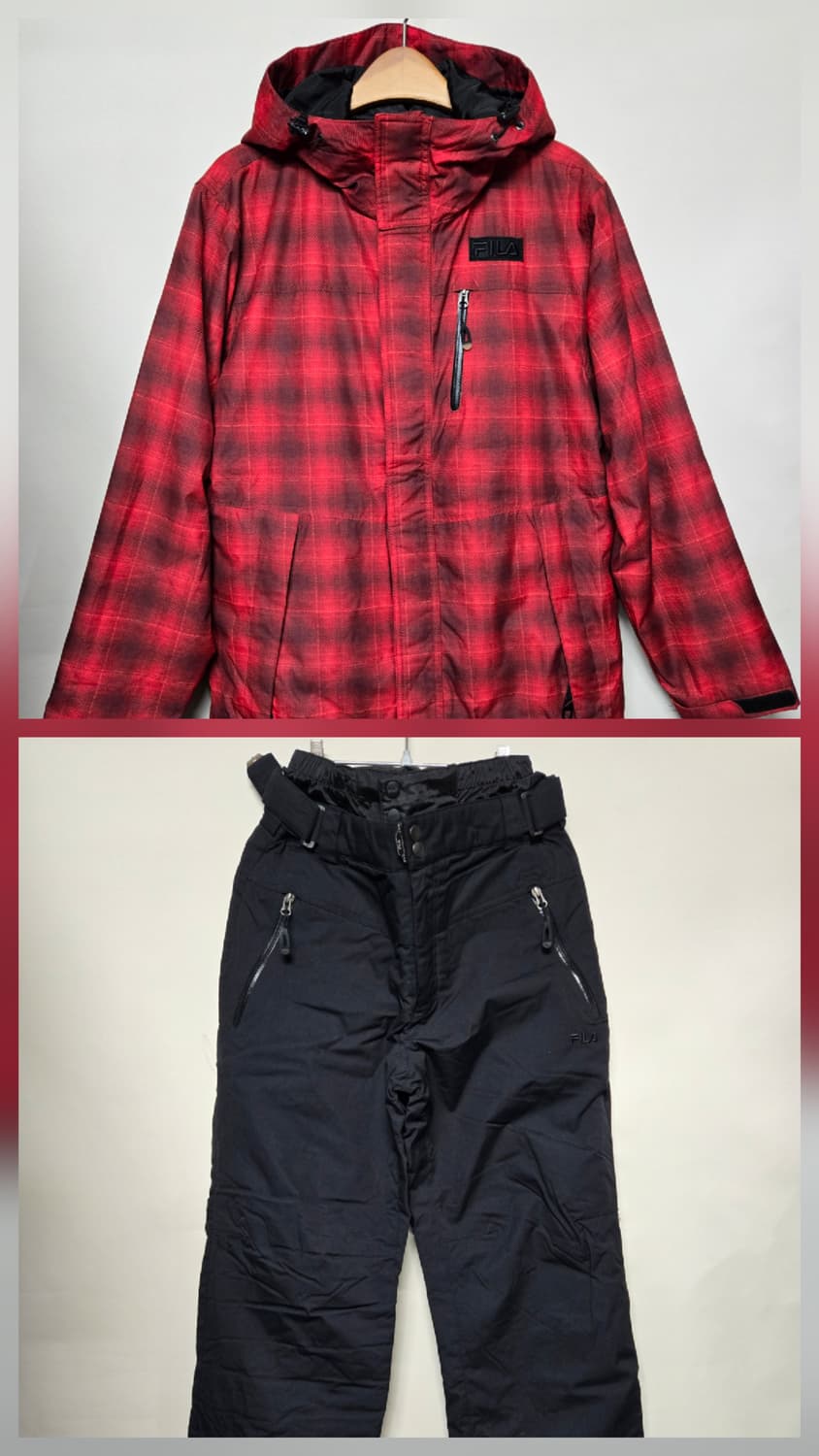 FILA 스키복 상하의 세트 (상의 100, 하의 85) 상품이미지1