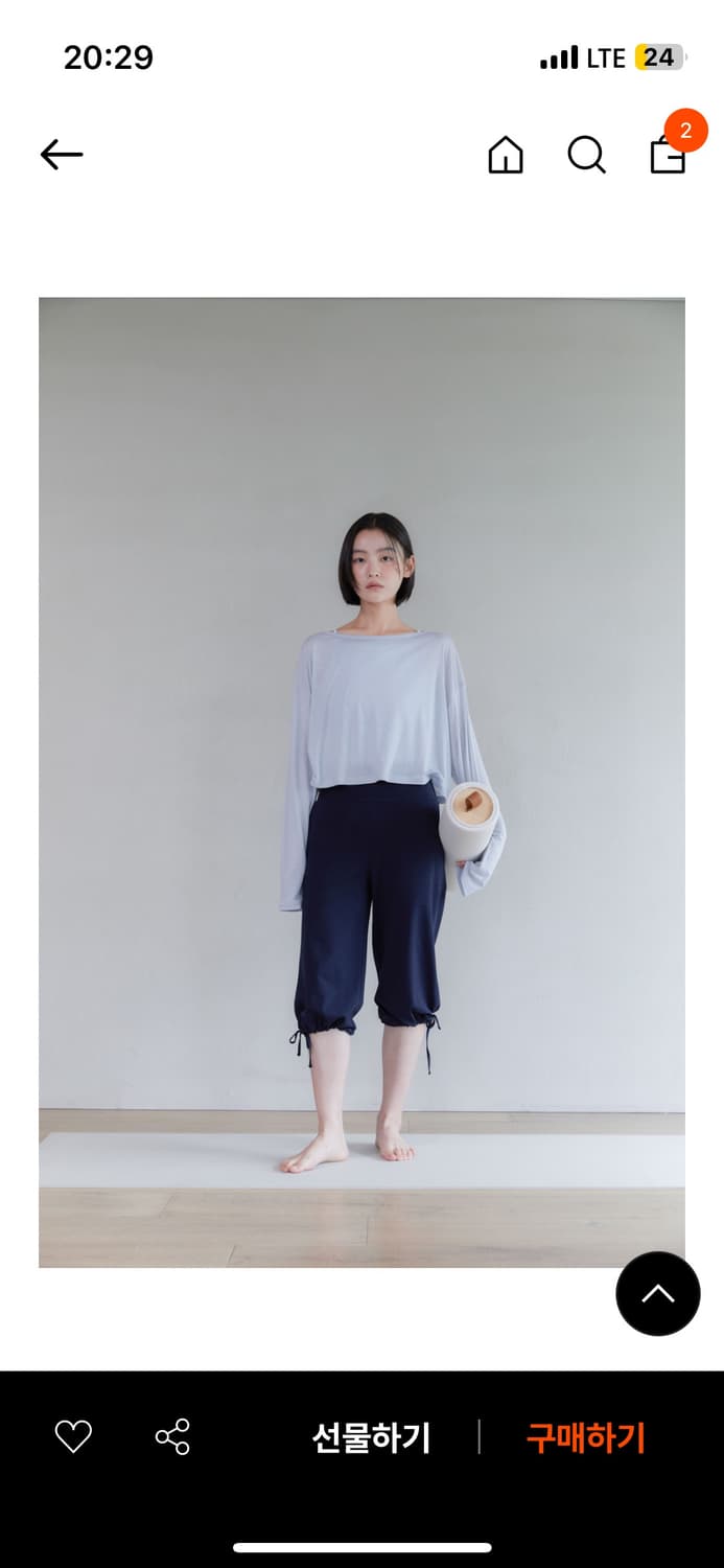 세이지힐 요가복 요가바지 하프팬츠 상품이미지3