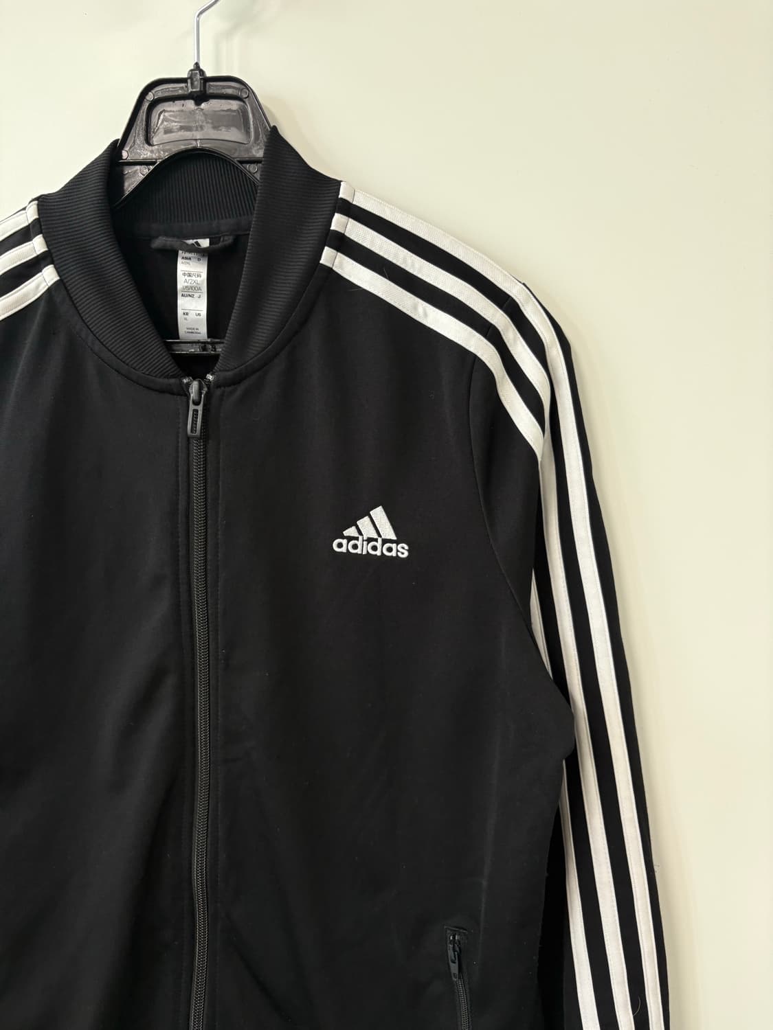 아디다스 블랙 트랙탑 져지 상품이미지3