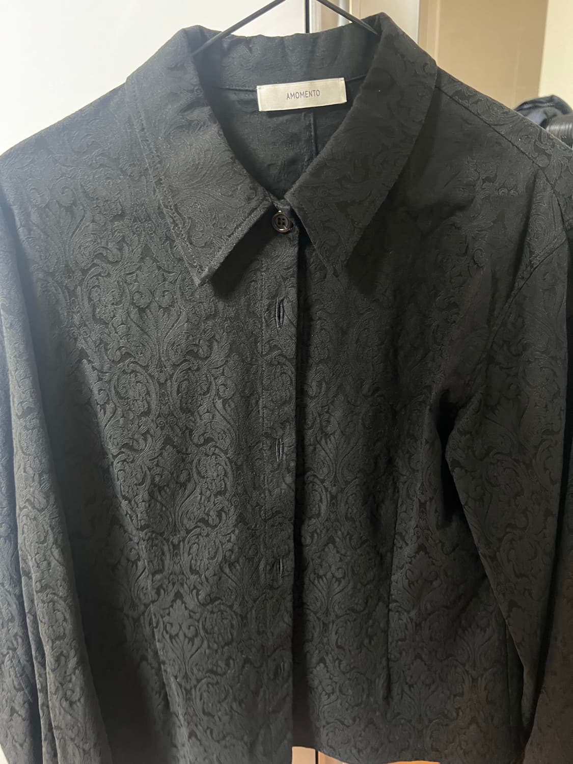 아모멘토 자카드 셔츠 3회착용 0사이즈 상품이미지3