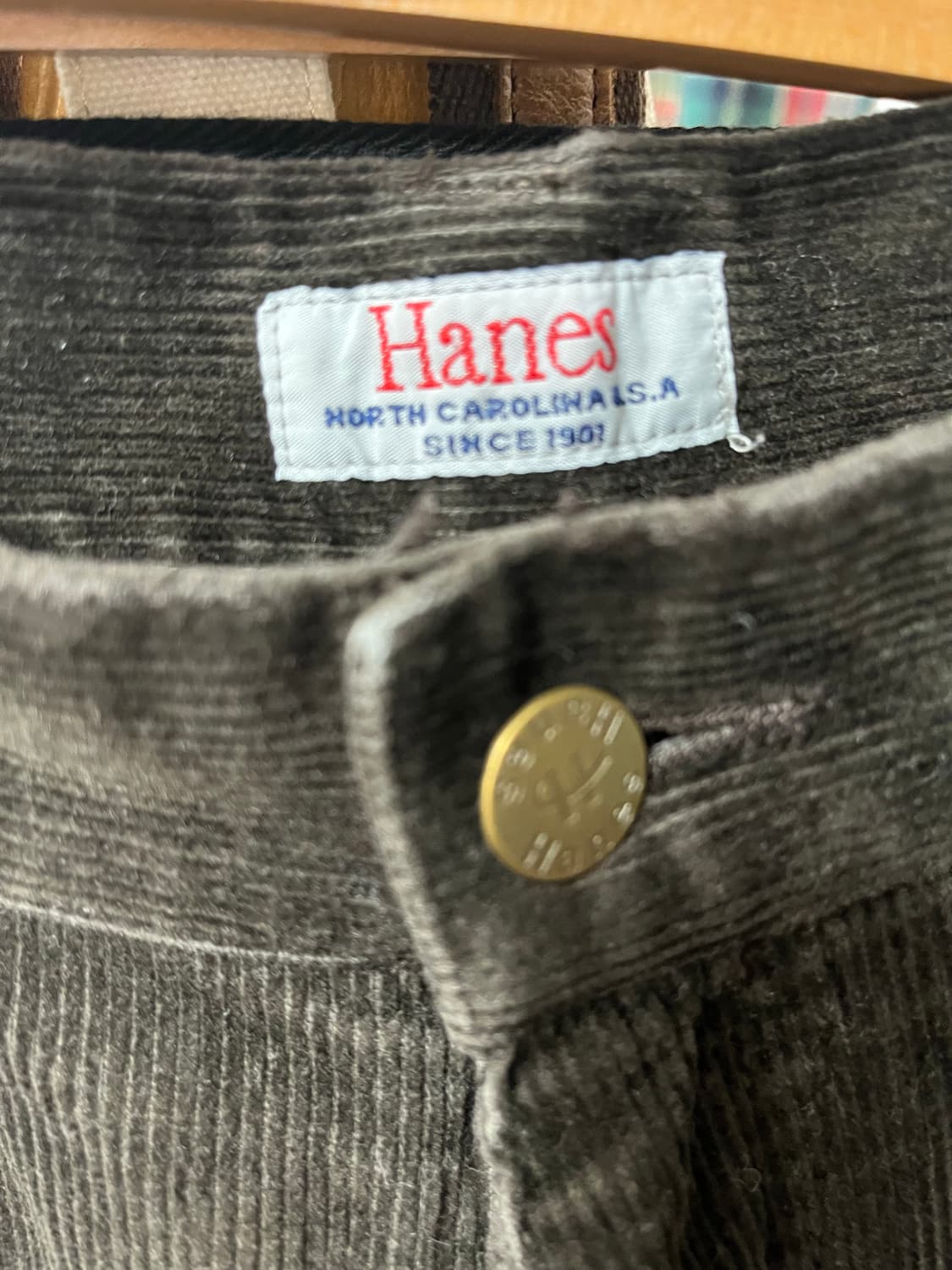 헤인즈 진브라운 코듀로이 팬츠 상품이미지4