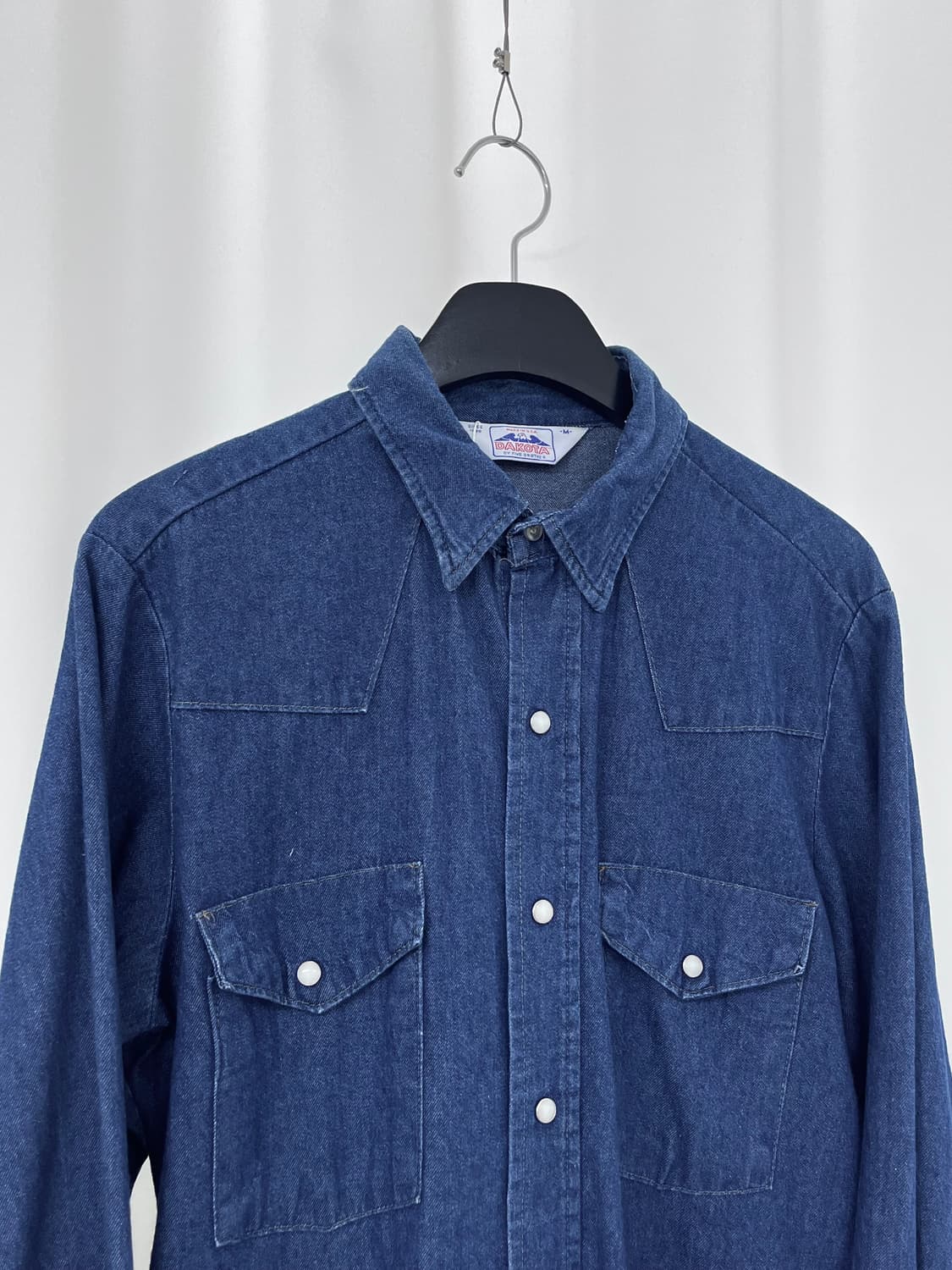 80's DAKOTA western denim shirt 상품이미지2
