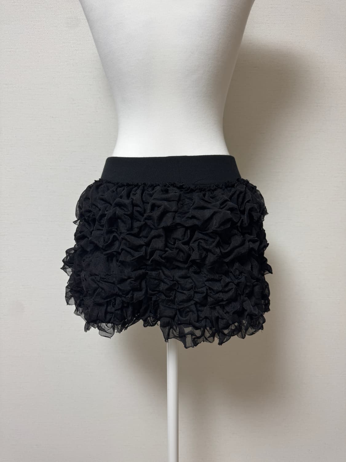 크랭크) 프릴 셔링 미니 스커트  상품이미지5