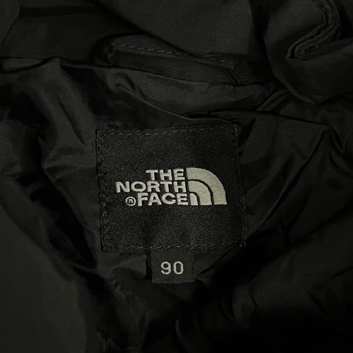[정품/90] 노스페이스 블랙 바람막이 후드 자켓 b18 상품이미지5