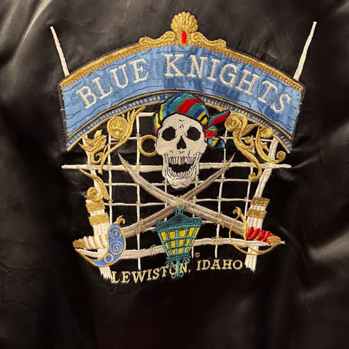 1990년대 빈티지 Blue Knights 모터사이클 클럽 자켓 상품이미지6