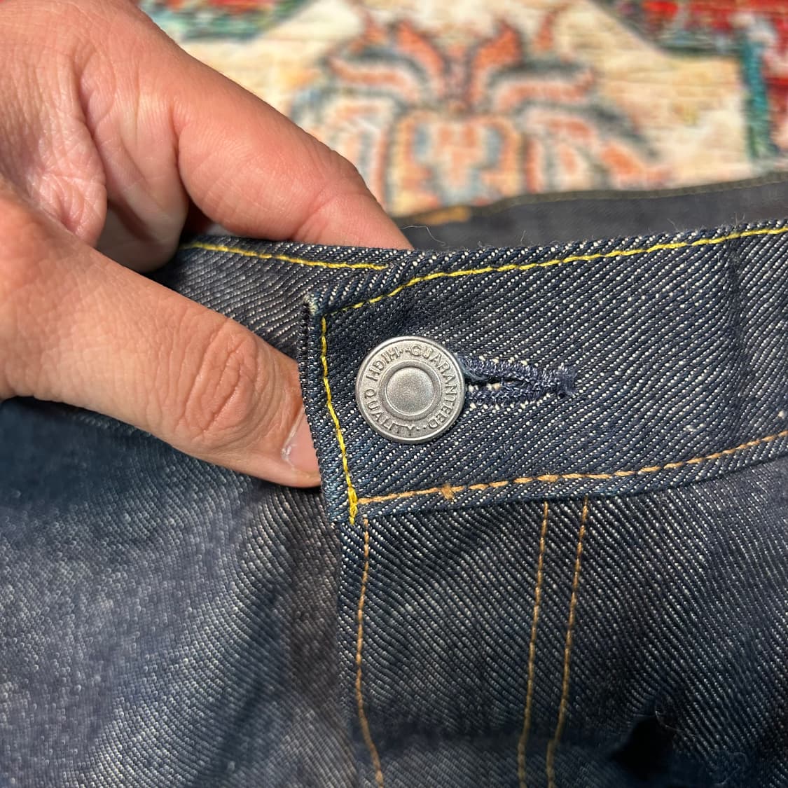 [34X34] RRL 더블알엘 셀비지 생지 데님팬츠 상품이미지3