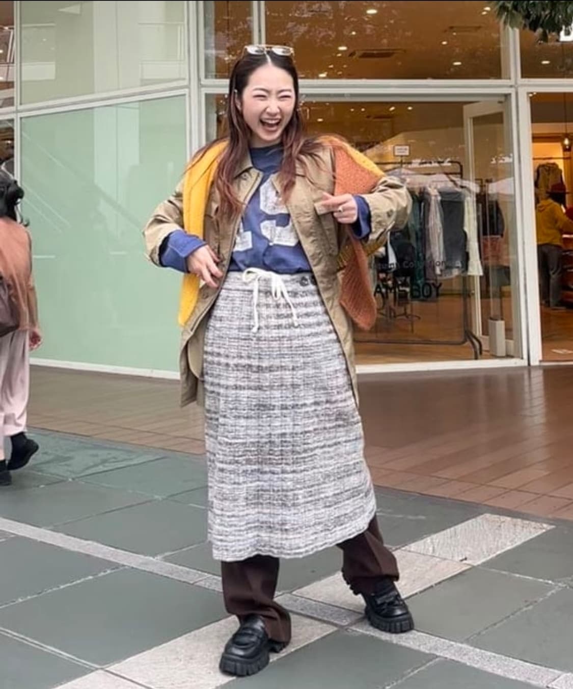 빔즈보이 카스리 스커트 상품이미지7