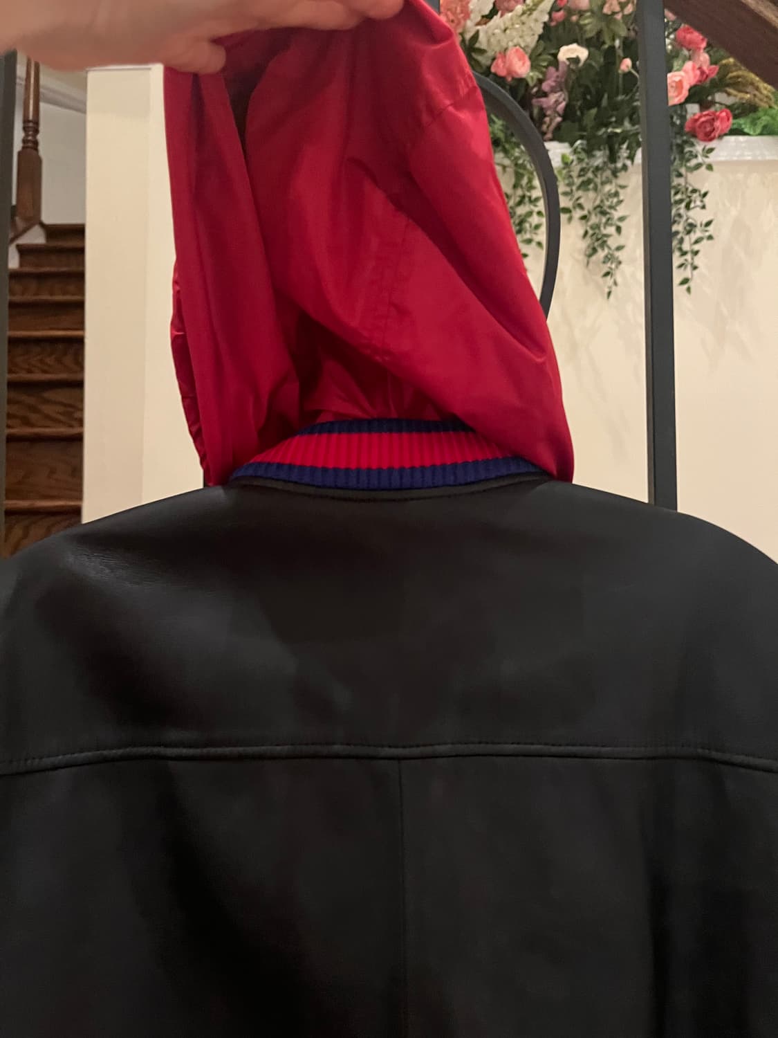 구찌 후드 레더 점퍼 상품이미지4