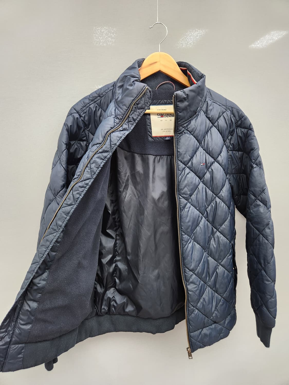 타미힐피거 네이비 퀼팅 패딩 점퍼 상품이미지5
