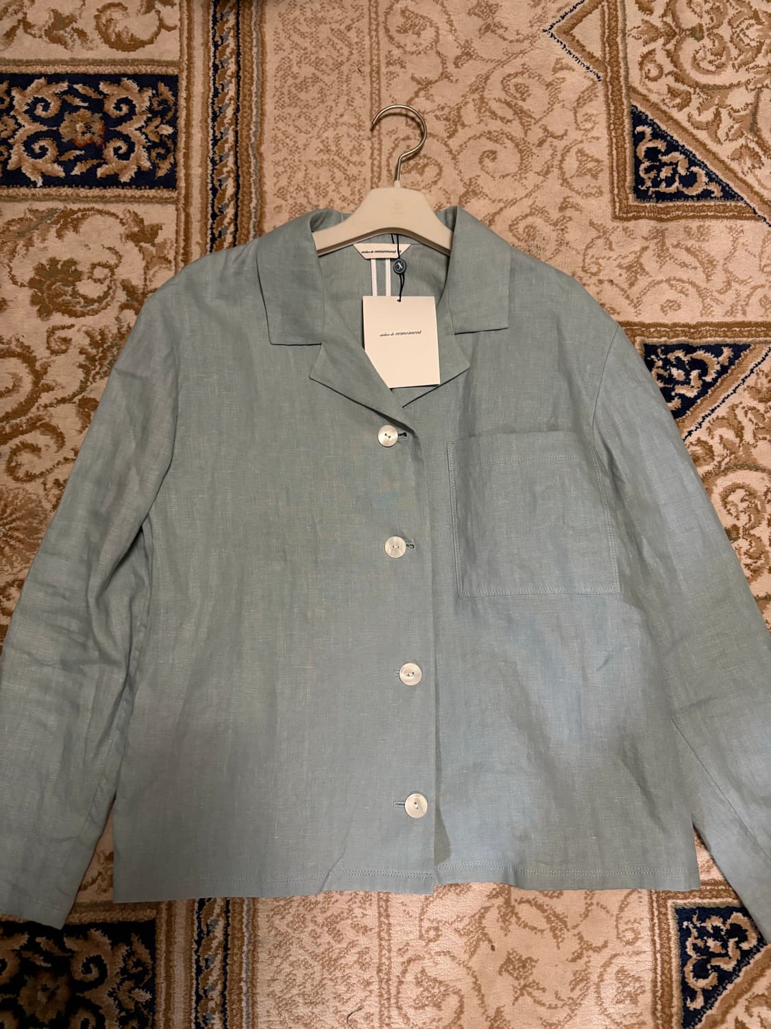 쎄모먼 Aila 린넨 자켓  상품이미지6