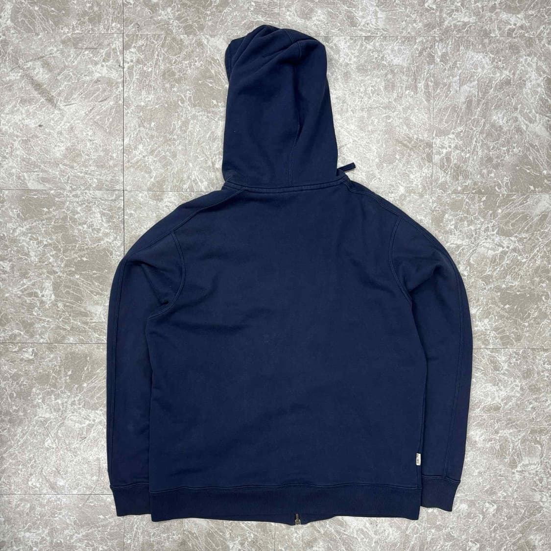 나이키 00s 아치로고 네이비 스웻 후드집업 희귀져지(L) 상품이미지3