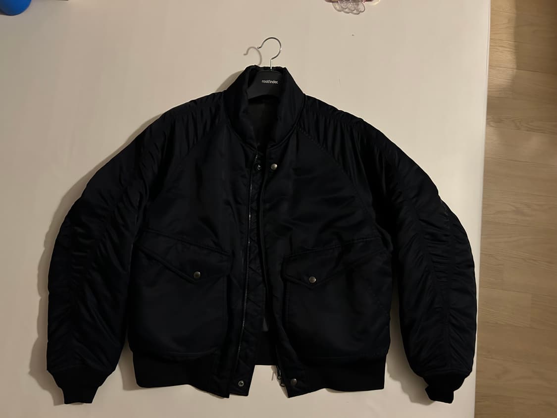 루트파인더 24fw 파일럿 자켓 L(잉크블랙/스모키블랙) 상품이미지1