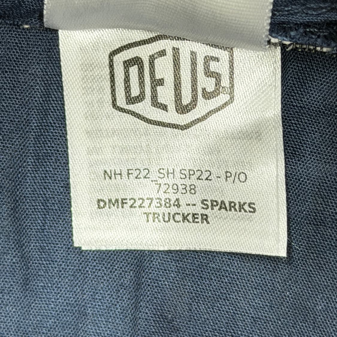 DEUS 데우스 트러커캡 메쉬캡 모자 네이비 상품이미지4