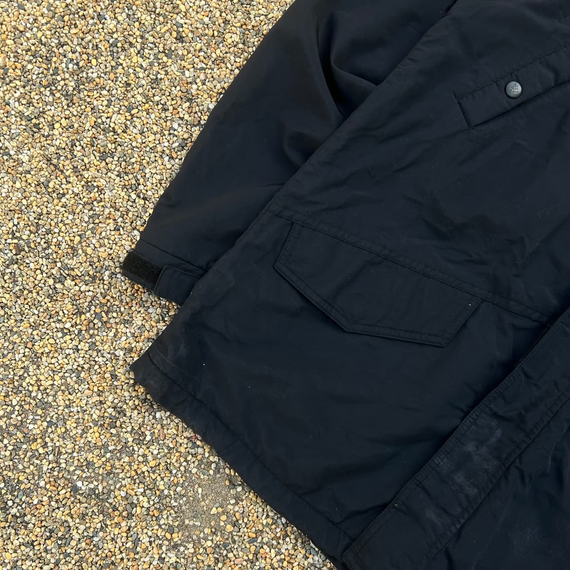 아디다스 블랙 사이드로고 바람막이 상품이미지3