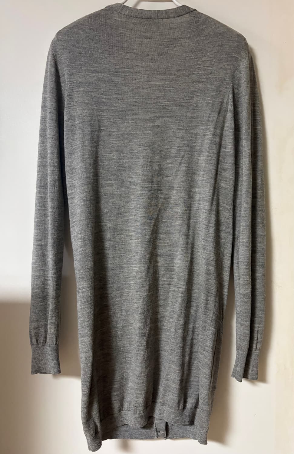 theory 띠어리 브이넥 롱 가디건 그레이 상품이미지2