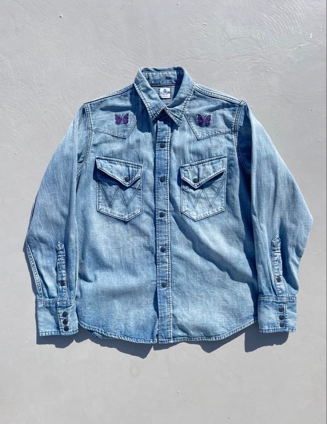 니들스x랭글러 웨스턴셔츠 상품이미지1