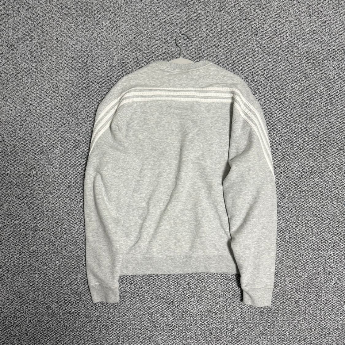 아디다스 파이어버드중앙로고 맨투맨 그레이 2XL 상품이미지2