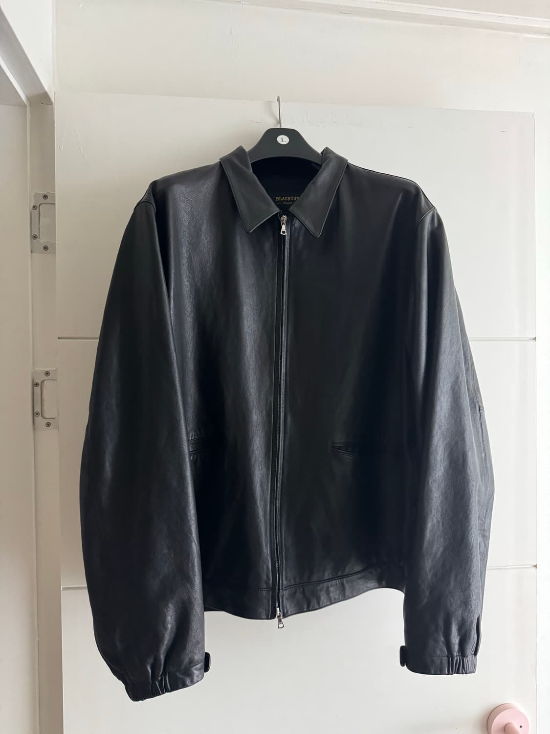 블랙아웃 느린양반 레더 스포츠 자켓 2XL사이즈 상품이미지1