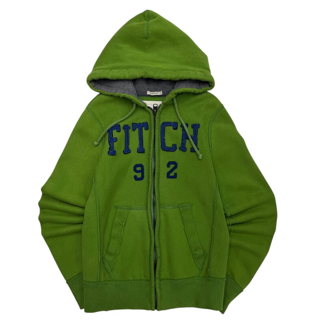 아베크롬비 블루 센터로고 말차맛 후드집업 S 상품이미지2