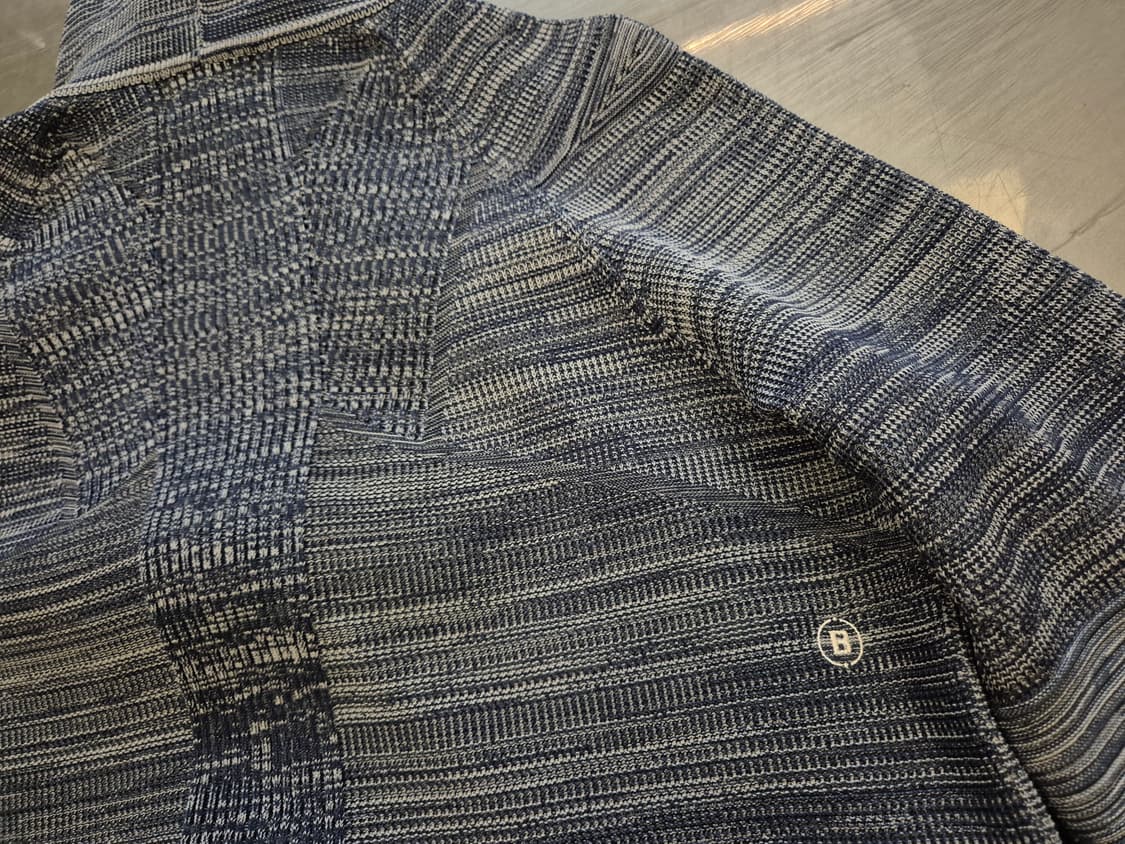 브리핑 3D 로고 후드 니트 짚업 상품이미지6