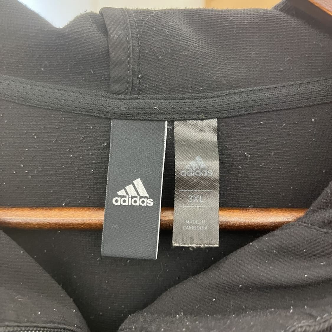 아디다스 캐주얼 스포티 져지 후드 반집업 아노락 3XL C10474 상품이미지5