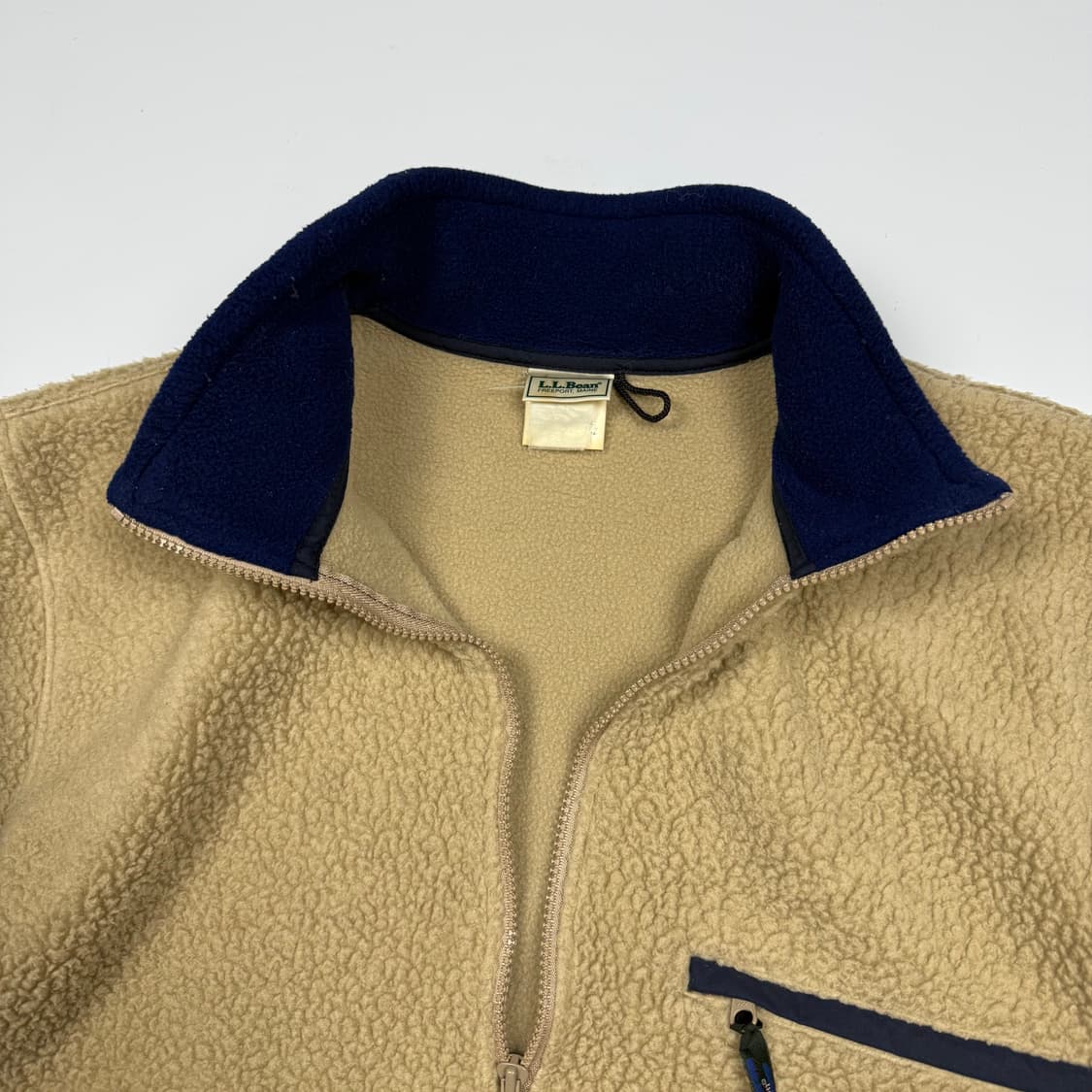 (105) 80s 엘엘빈 헤비 플리스 풀오버 내추럴 상품이미지7