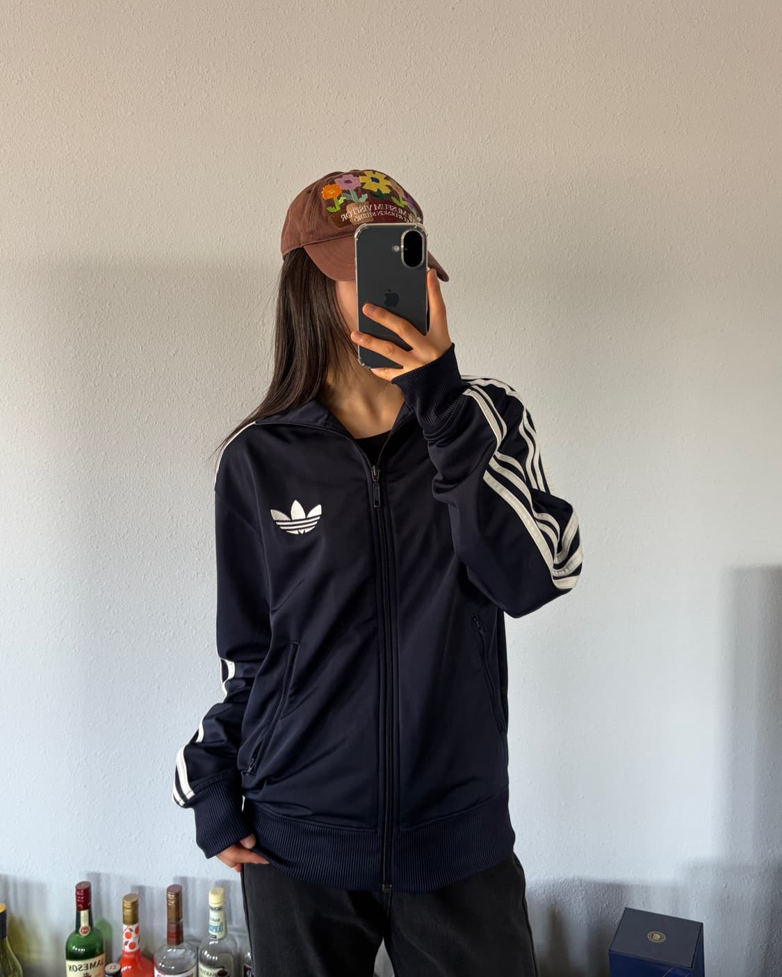 [S]아디다스 구형 파이어버드 네이비 트랙탑 져지 상품이미지1