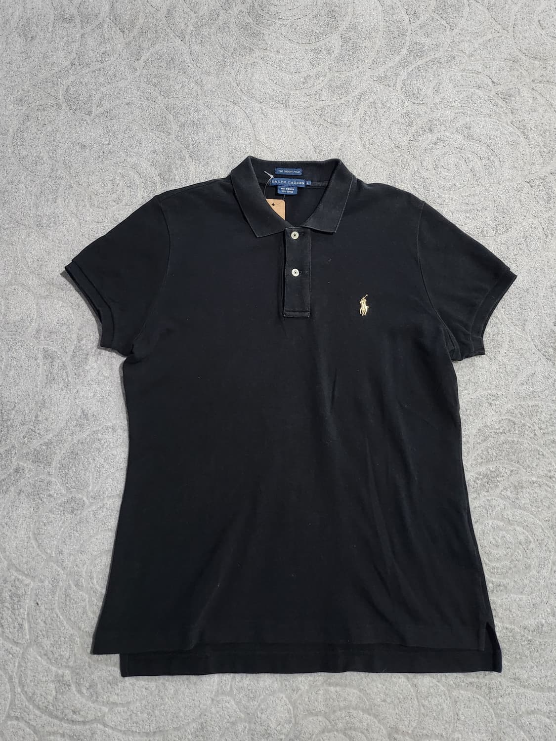 **폴로 랄프로렌 베이지 반팔 카라티 (L) 상품이미지10