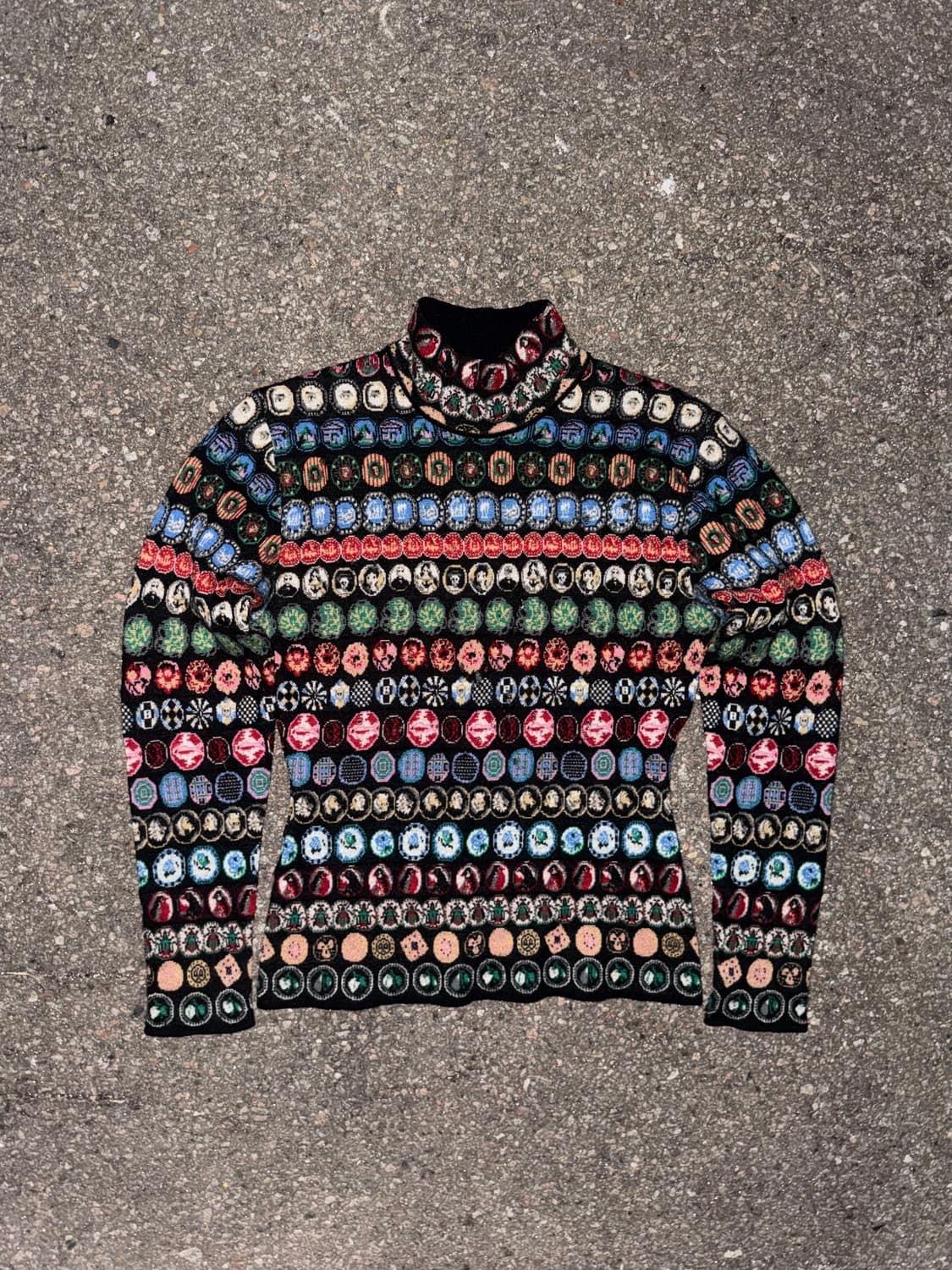 Kenzo Coin pattern High-Neck knit 상품이미지1